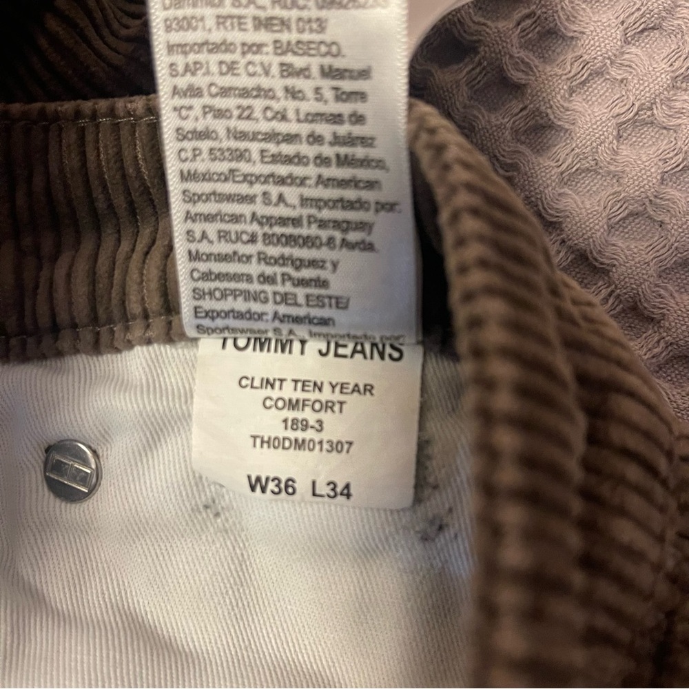 Tommy Hilfiger Brown Corduroy Pants - Picture 15 of 15